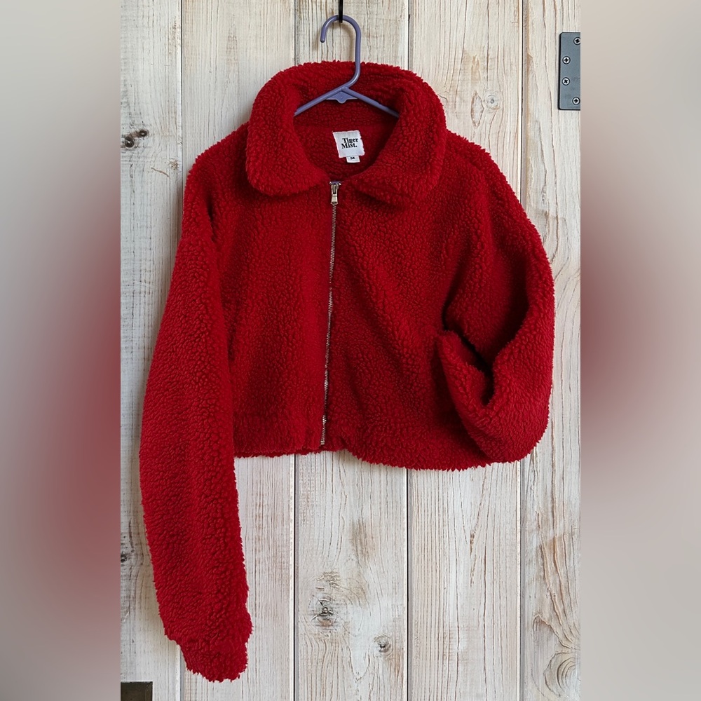 Tiger Mist Red Teddy Jacket